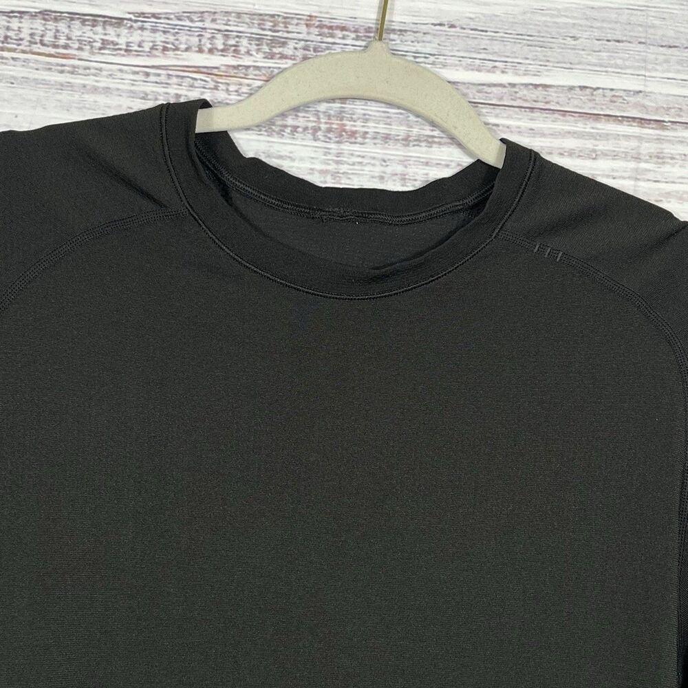 Lululemon Metal Vent Breathe Long Sleeve Performance T Shirt Black Men’s Sz Sm